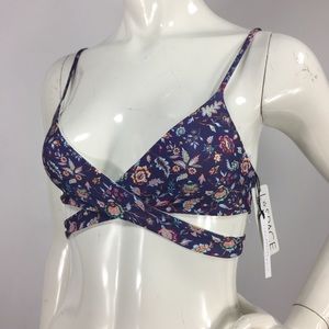 L Space Reversible Floral Bikini Top